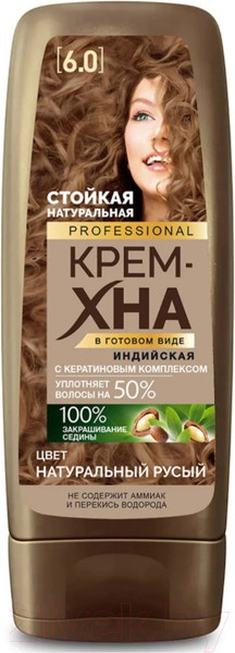 Изображение товара Крем-краска для волос Fito Косметик Professional Хна Индийская (140мл, натуральный русый)