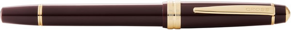 Изображение товара Ручка перьевая имиджевая Cross Bailey Light Polished Burgundy Resin And Gold Tone / AT0746-11MF