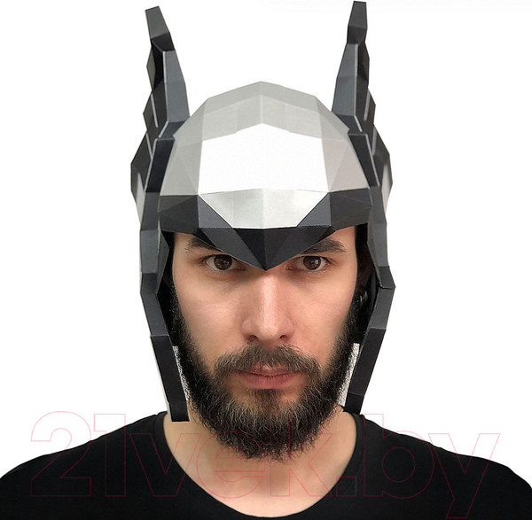 Изображение товара Объемная модель Paperraz Маска Шлем Тора / PP-3TOR-2SB