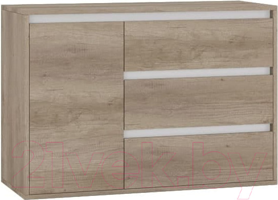 Изображение товара Тумба Интермебель Рио-2 Р-002 (дуб каньон/белый)