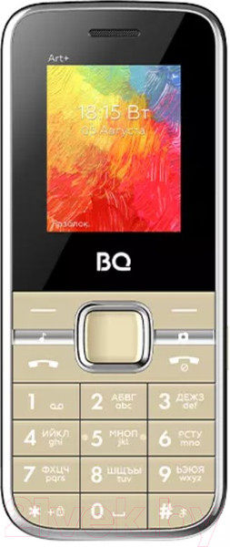 Изображение товара Мобильный телефон BQ Art+ BQ-1868 (золото)