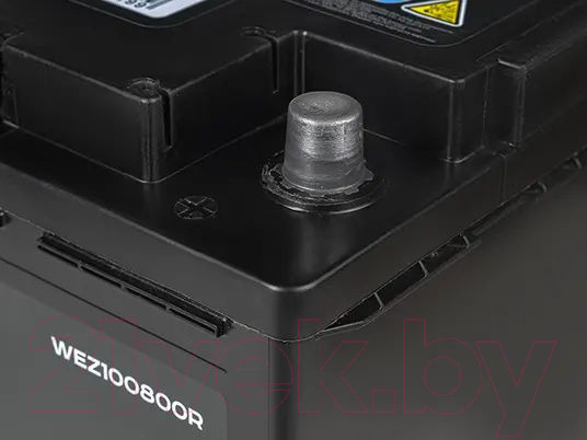 Изображение товара Автомобильный аккумулятор Wezer 800A R+ / WEZ100800R (100 А/ч)