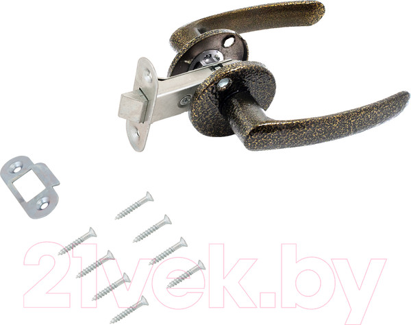 Изображение товара Защелка врезная Зенит ЗЩ2 (бронза)