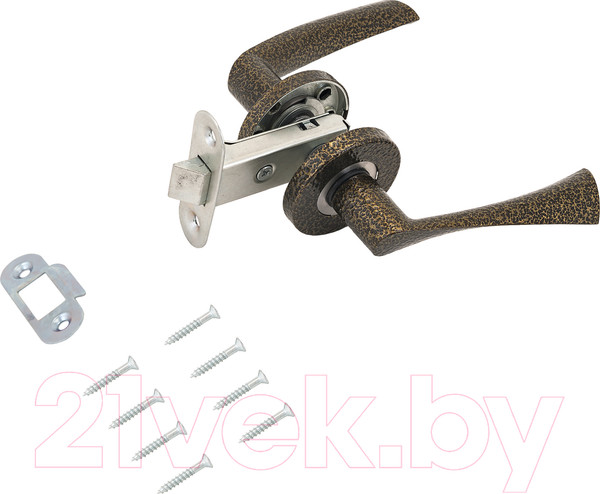 Изображение товара Защелка врезная Зенит ЗЩ2.07 (бронза)