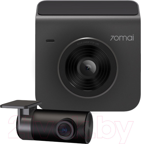 Изображение товара Автомобильный видеорегистратор 70mai Dash Cam A400-1 + камера заднего вида RC09 (серый)