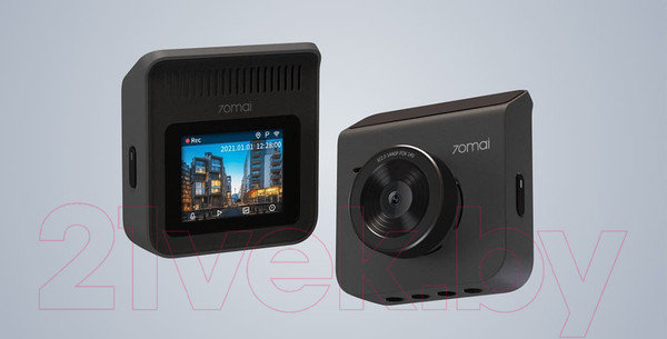 Изображение товара Автомобильный видеорегистратор 70mai Dash Cam A400-1 + камера заднего вида RC09 (серый)