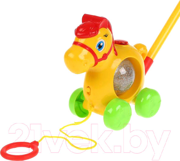 Изображение товара Игрушка-каталка Умка Лошадка Барто А. / HT858-R (24)