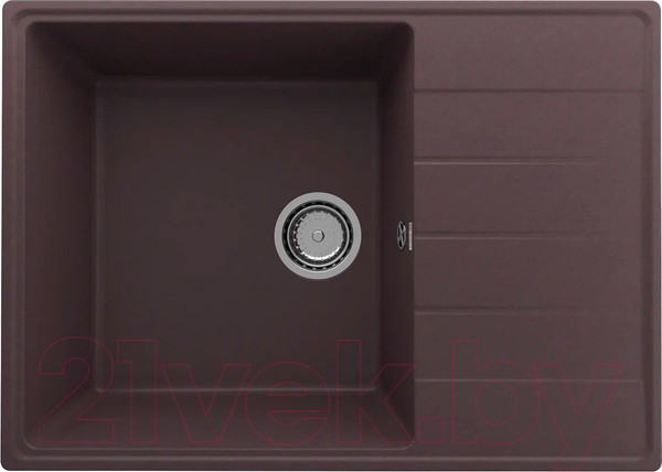Изображение товара Мойка кухонная Ulgran Quartz Prima 700-06 (трюфель)