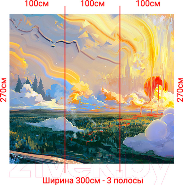 Изображение товара Фотообои листовые Arthata Fotooboi-Raznoe-114 (300x270)