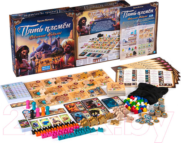 Изображение товара Настольная игра Crowd Games Пять племен. Джинны Накалы / 16154