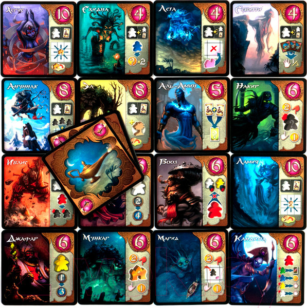 Изображение товара Настольная игра Crowd Games Пять племен. Джинны Накалы / 16154