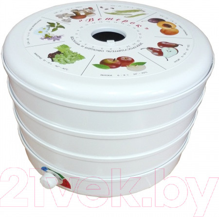 Изображение товара Сушилка для овощей и фруктов Ветерок Ветерок ЭСОФ2-0.5/220-02 / slkpp12