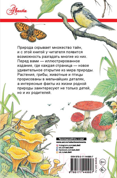 Изображение товара Энциклопедия АСТ Секреты родной природы. Дневник маленьких открытий (Браун Д.)