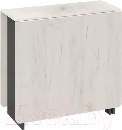 Изображение товара Стол-книга ТриЯ Тип 2 (антрацит/дуб крафт белый)