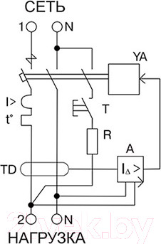 Изображение товара Дифференциальный автомат КС АВДТ-32 ELE 1P+N 10А/30мА тип АС х-ка C 4.5кА / 72623
