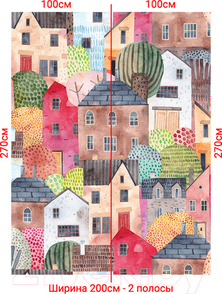 Изображение товара Фотообои листовые Arthata Fotooboi-Raznoe-88 (200x270)