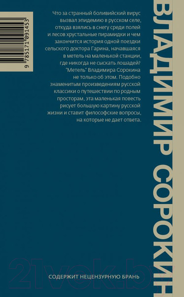 Изображение товара Книга АСТ Метель (Сорокин В.Г.)