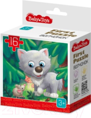 Изображение товара Пазл Baby Toys First Puzzle Волчонок / 04294 (16эл)