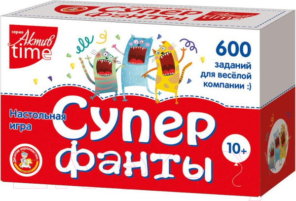 Изображение товара Настольная игра Десятое королевство Актив Time Супер фанты / 04307