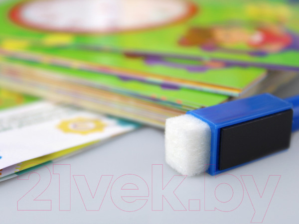 Изображение товара Развивающие карточки Десятое королевство Пиши-стирай. Который час / 04389