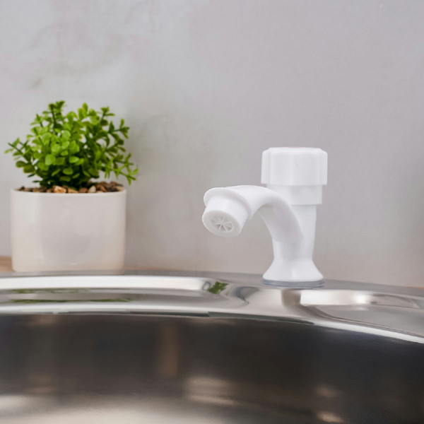 Изображение товара Кран на одну воду РМС PL3-269F (белый)