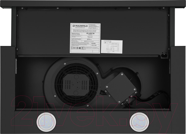 Изображение товара Вытяжка телескопическая Maunfeld VS Light 50 (черный)