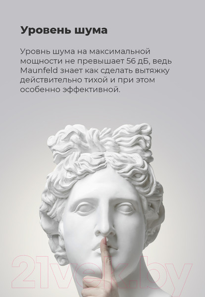 Изображение товара Вытяжка телескопическая Maunfeld VS Light 50 (черный)