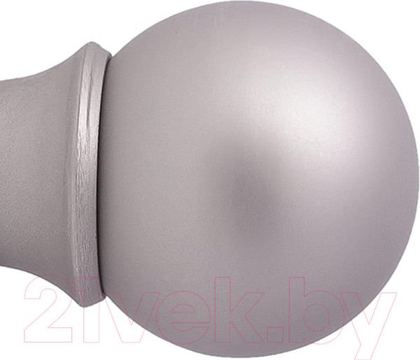 Изображение товара Карниз для штор LEGRAND Сфера 16мм 1.6м 1р / 58 093 923  (серебро-матовое)