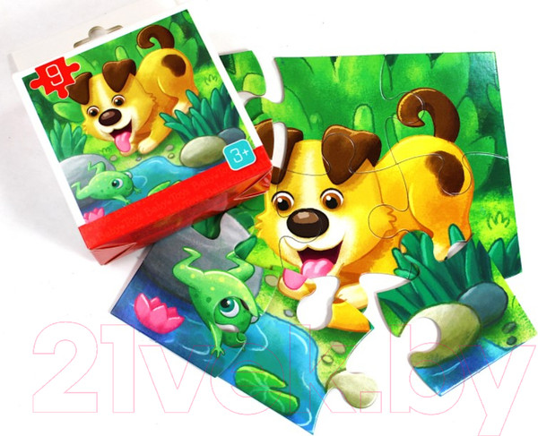 Изображение товара Пазл Baby Toys First Puzzle Щенок / 04147 (9эл)