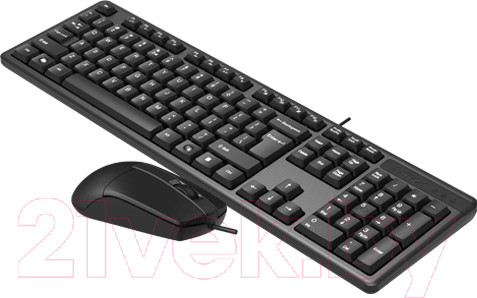 Изображение товара Комплект клавиатура и мышь A4Tech KK-3330S (черный)