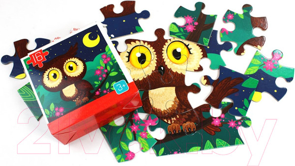 Изображение товара Пазл Baby Toys First Puzzle Совенок / 04293 (16эл)