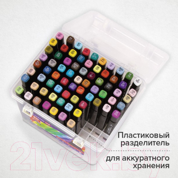 Изображение товара Набор маркеров Brauberg Black / 152132 (80шт)