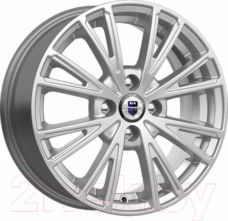 Изображение товара Литой диск K&K Меандр 15x6" 4x100мм DIA 60.1мм ET 40мм Сильвер