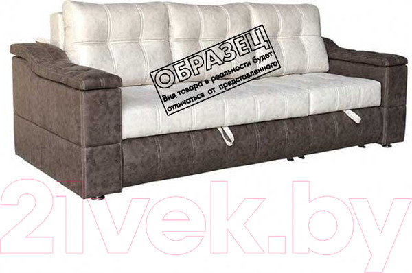 Изображение товара Диван Асмана Камертон-1 трансформер 1.3x0.65 правый (банни 06/бел глессе)