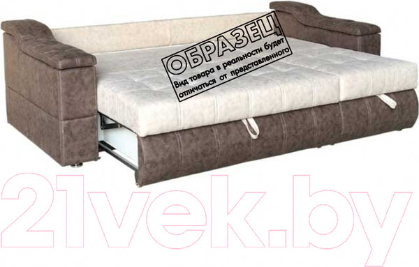 Изображение товара Диван Асмана Камертон-1 трансформер 1.3x0.65 правый (банни 06/бел глессе)