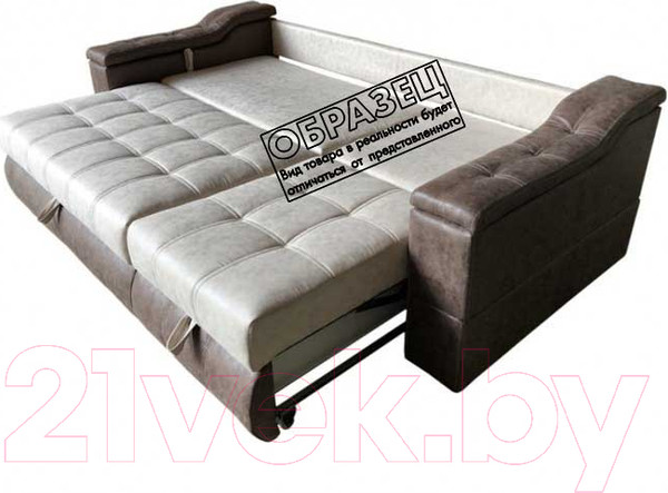 Изображение товара Диван Асмана Камертон-1 трансформер 1.3x0.65 правый (банни 06/бел глессе)