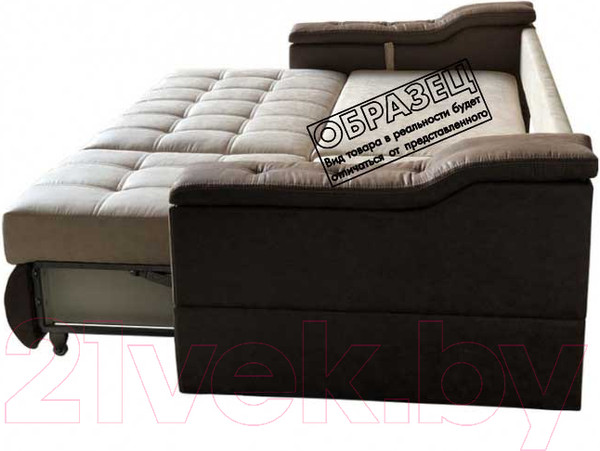 Изображение товара Диван Асмана Камертон-1 трансформер 1.3x0.65 правый (банни 06/бел глессе)