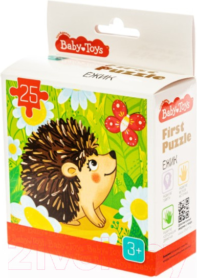 Изображение товара Пазл Baby Toys First Puzzle Ежик / 04290 (25эл)