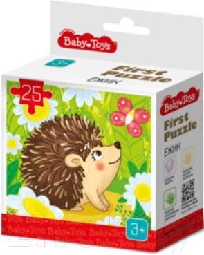 Изображение товара Пазл Baby Toys First Puzzle Ежик / 04290 (25эл)