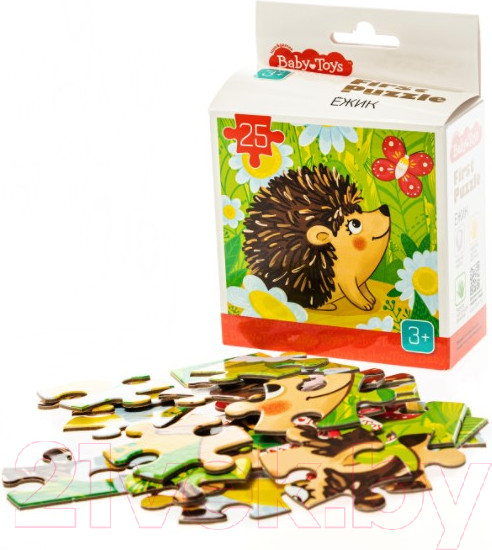 Изображение товара Пазл Baby Toys First Puzzle Ежик / 04290 (25эл)