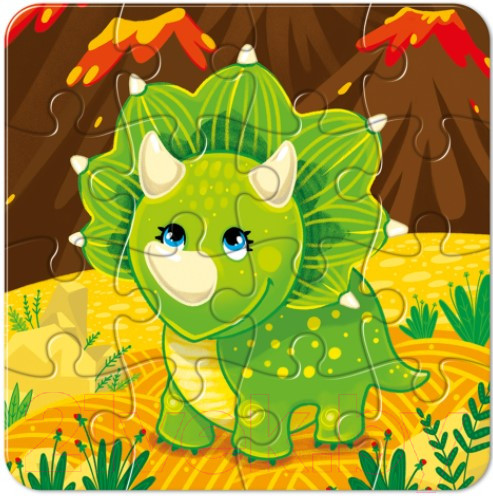 Изображение товара Пазл Baby Toys First Puzzle Динозаврик / 04292 (16эл)