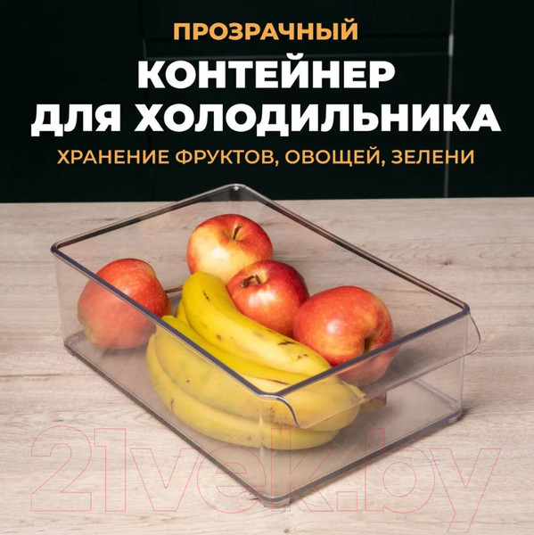 Изображение товара Контейнер для холодильника Berossi Mannaz ИК 69500000 (прозрачный)