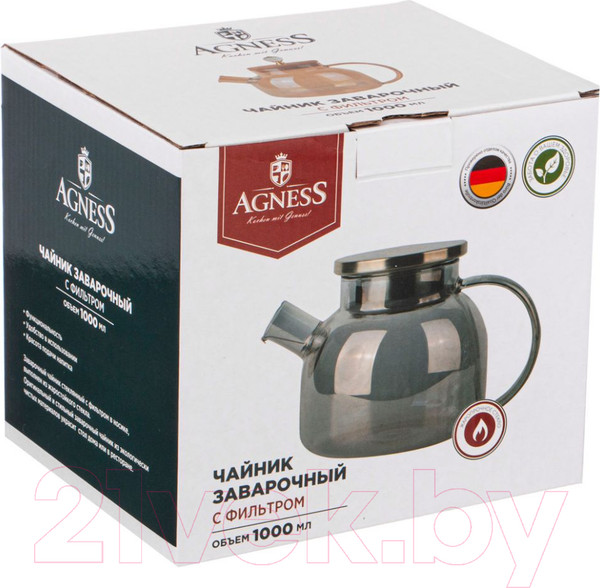 Изображение товара Заварочный чайник Agness 889-121