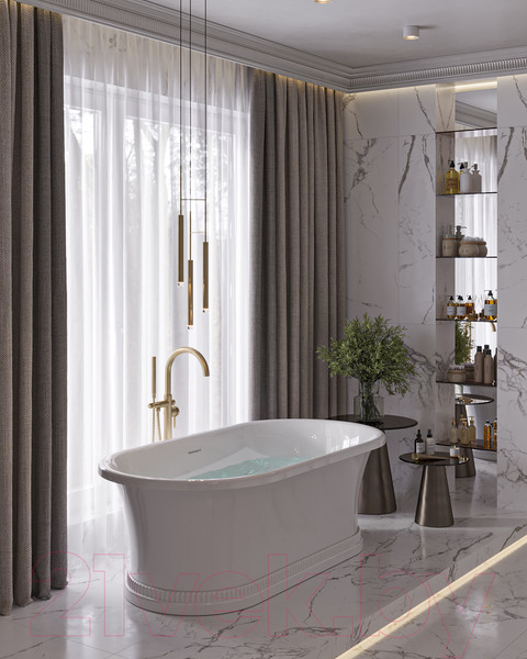 Изображение товара Ванна из искусственного мрамора Belux Сиртаки ВСР-1750 (белый)