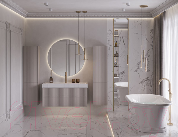 Изображение товара Ванна из искусственного мрамора Belux Сиртаки ВСР-1750 (белый)