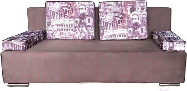 Изображение товара Диван Асмана Олимп-1 (архитектура шоколад/банни 13)