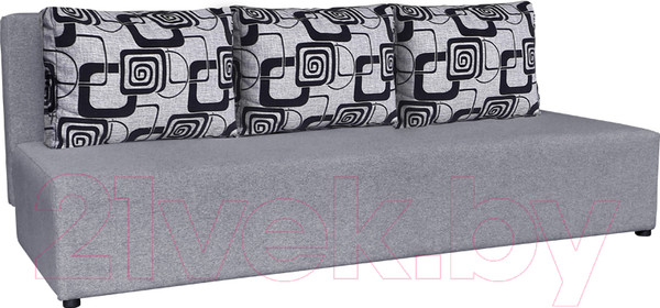 Изображение товара Диван Асмана Олимп (кубики/рогожка серая)