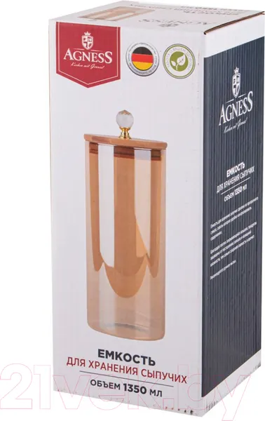 Изображение товара Емкость для хранения Agness 889-102