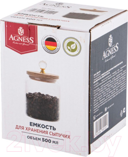 Изображение товара Емкость для хранения Agness 889-110