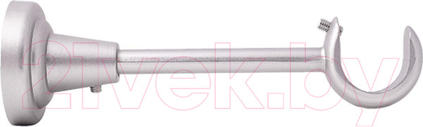 Изображение товара Карниз для штор LEGRAND Твист Дюна 25мм 1р 1.6 / 58 093 944  (серебристый матовый)